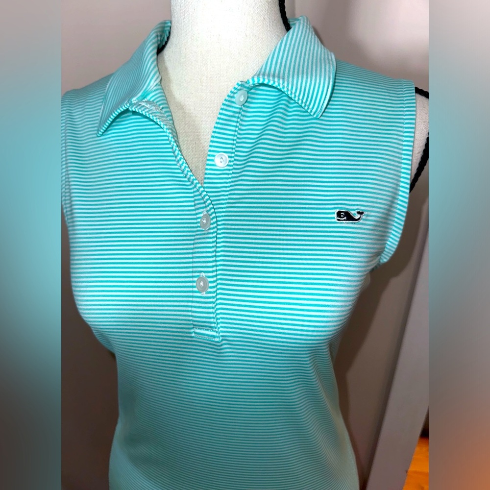 Vineyard Vines Womens Sleeveless Preformance Polo